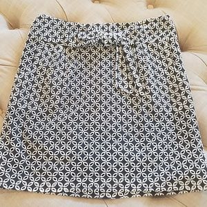 Grace Size 8 Black/White Eyelet Skirt